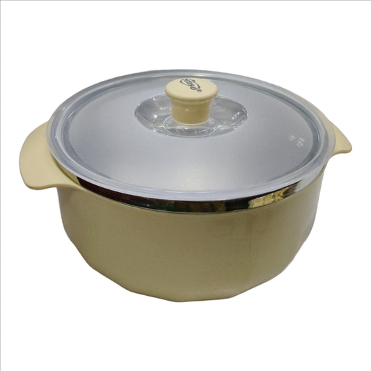 Bowl | Cream Microwave Safe | BPA Free | Food Grade | Air Tight | Leak Proof | Attractive Design | Big Size Bowl | Serving & Storage Bowl