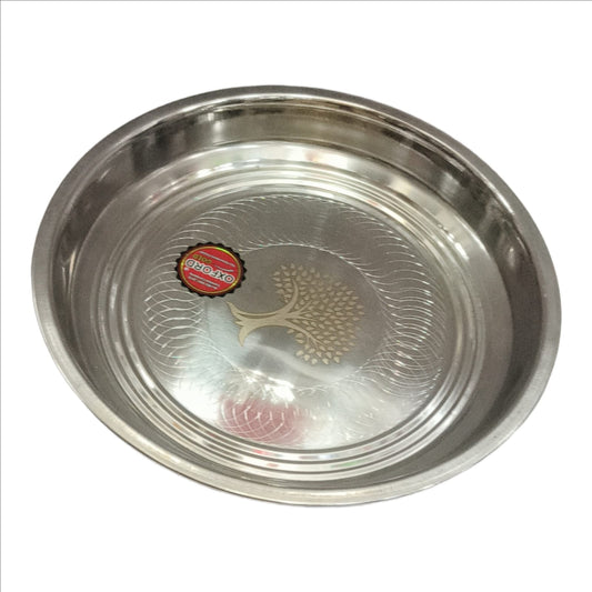 Heavy Duty Stainless Steel Plate Set (6 Pc) for Home & Gifting