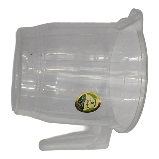 Clear Transparent Mug for Bathroom & Kitchen – 2 Size Options