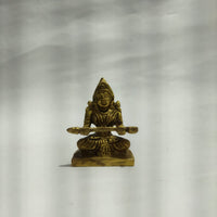 Goddess Annapurna Brass Idol (2.5-inch) | Blessings of Abundance & Skill