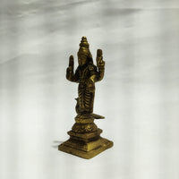 Majestic Murugan Swami Brass Idol (4-inch) | Kartikeya Statue