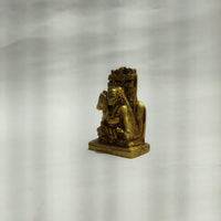 Sacred Raghavendra Swami Brass Idol (2.1-inch) | Moola Brindavana