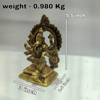 Brass Varahi Amman Idol – 5.5 inch | Divine Goddess Statue for Pooja &amp; Home Decor