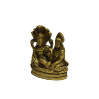 Brass Vishnu and Lakshmi Idol