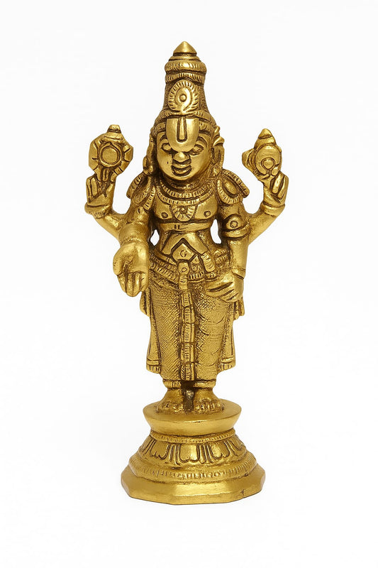 Tirupati Balaji Idol Baras 5.5inch