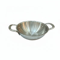 Virtue 18 cm Triply Kadai with SS Lid (1.3 Litre)