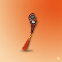 Feng Shui Compass Keychain with Digital Counter & Tassel