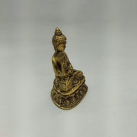 Brass Buddha Statue – 3.5 inch | Peaceful Decorative Idol for Home &amp; Office