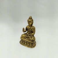 Brass Buddha Statue – 3.5 inch | Peaceful Decorative Idol for Home &amp; Office