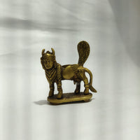 Brass Mythical Creature Statue – 3.5 Inch | Traditional Handcrafted Decorative Showpiece