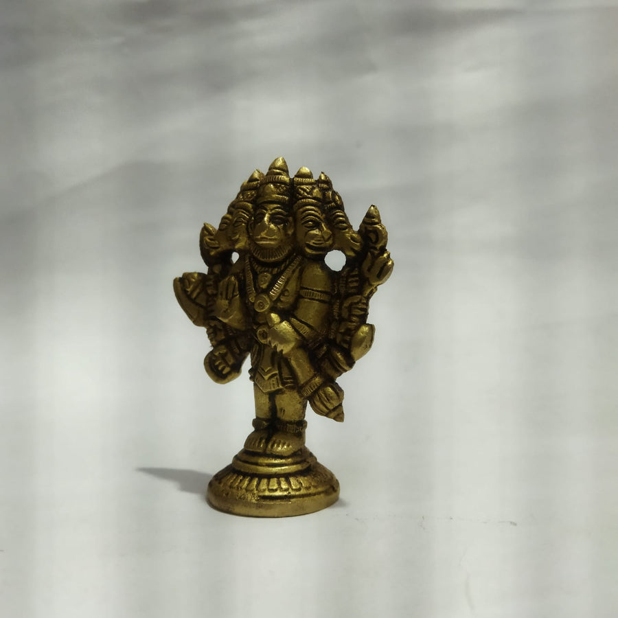 Divine Panchmukhi Balaji Idol - Brass