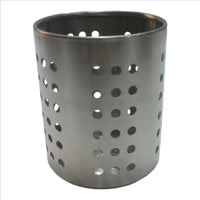 Stainless Steel Leaf Hole Cutlery Holder, Spoon Holder, Pen Holder, Brush Stand (Round)