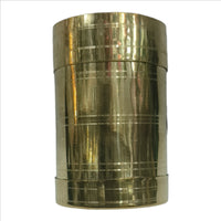 Brass Measuring Cups Traditional Measuring Vessel for Rice Paddy and Grains