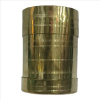 Brass Measuring Cups Traditional Measuring Vessel for Rice Paddy and Grains