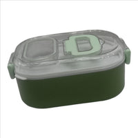Lunch Box Comes with 1 Small Container, Stylish Anti Spill Lid & 1 Baby Spoon