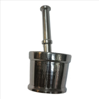 Stainless Steel Okhli Masher, Mortar and Pestle Set for Kitchen