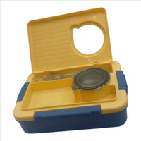 Stainless Steel Bento Lunch Box, 3 Compartments, Insulated Tiffin Box