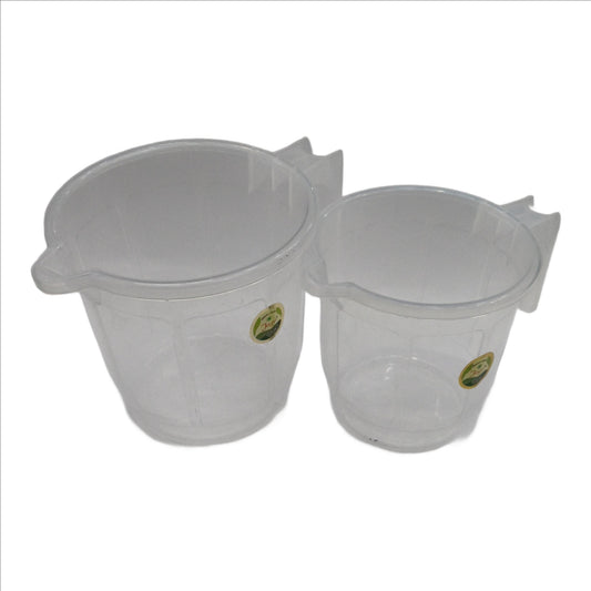 Clear Transparent Mug for Bathroom & Kitchen – 2 Size Options