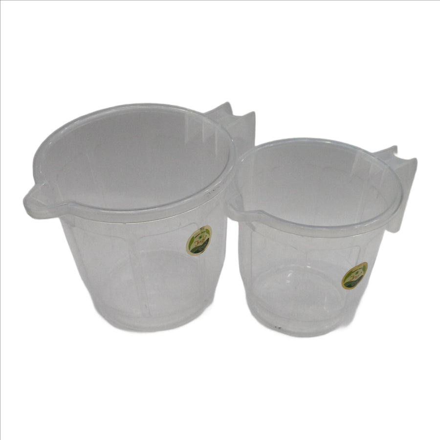 Clear Transparent Mug for Bathroom & Kitchen – 2 Size Options