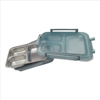 Lunch Box 3 Compartment Insulated Lunch Box Stainless Steel Tiffin Box