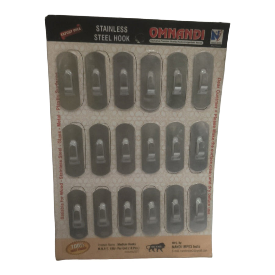 Multipurpose Stainless Steel Wall Hanging Hook