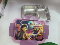 Food Addict SUS 304 Stainless Steel Lunchbox (780ml) - with 3 Compartments - Leak proof