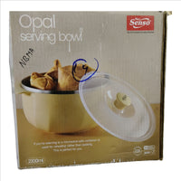 Bowl | Cream  Microwave Safe | BPA Free | Food Grade | Air Tight | Leak Proof | Attractive Design | Big Size Bowl | Serving & Storage Bowl