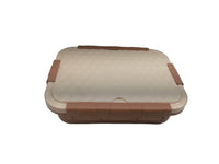 Trueware Crest Lunch Box 2 Compartment Stainless Steel, 580 ML