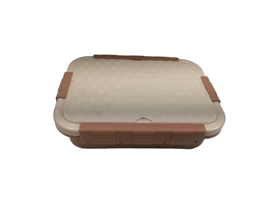 Trueware Crest Lunch Box 2 Compartment Stainless Steel, 580 ML