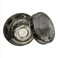 Stainless Steel Puri Dabba Flat Box with Air Vent – Whopper Series