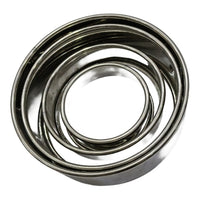 Uncle Jack double rolled tart rings, English Muffin Rings Professional Crumpet Rings