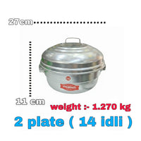 Heavy-Duty Aluminium Idli Steamer – Multi-Plate Idli Cooker
