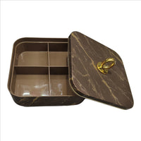 4 Compartment Revolving Multipurpose Dry Fruit Air Tight Storage Container