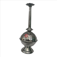 Stainless Steel Paneer Sombu Sprinkler Bottle for holy water – Traditional Sprout-Top Water Pot for Pooja, Gangajal, Rose Water, Gulab Pash, Perfume