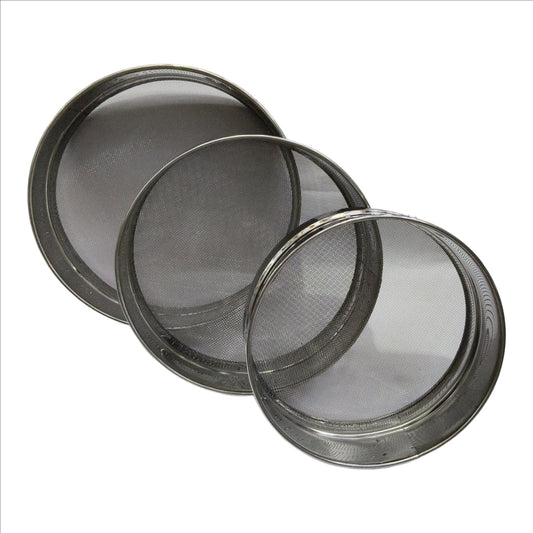 Stainless Steel Sieve ~ Set of 3  NO 7,8,9~ for Flours, Seeds, Beans & Lentils