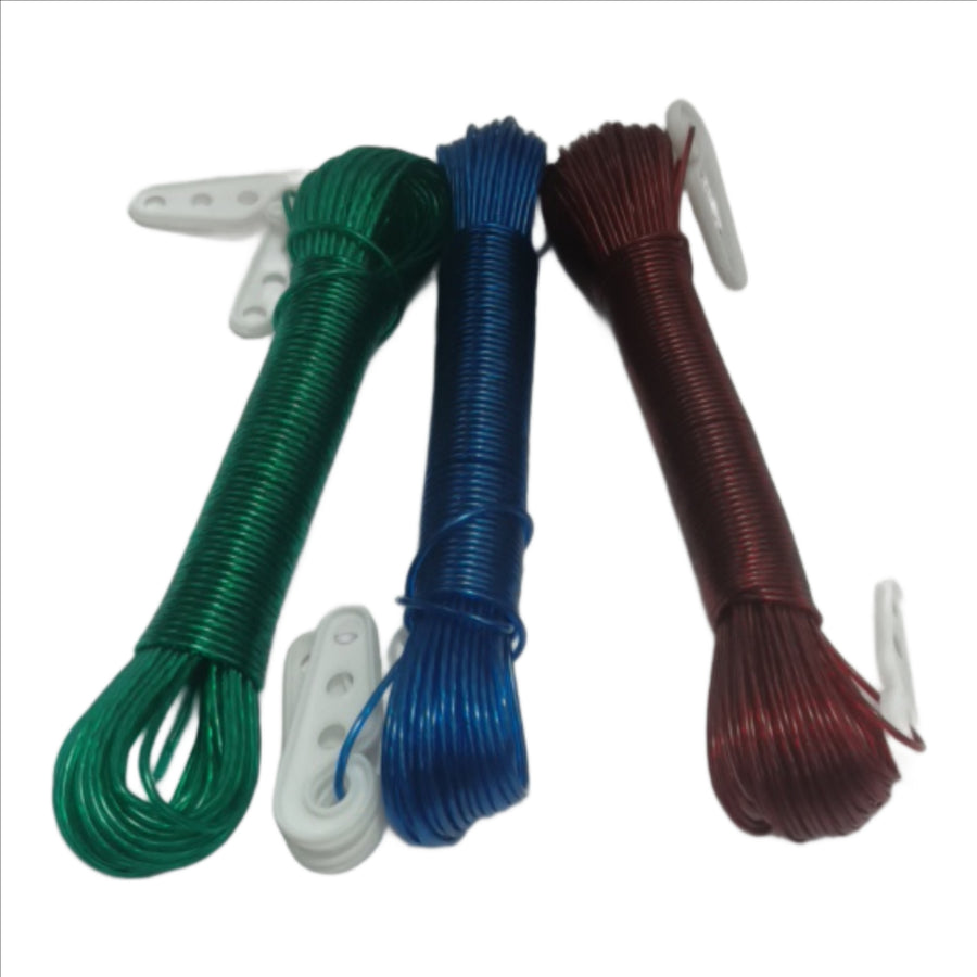 Plastic Coated Steel Cloth Drying Wire Rope Clothesline 30 METERS