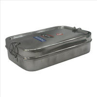 Stainless Steel Food Pack Lunch Box for School/Office, Steel Tiffin Box with Locking Clip