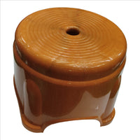 Round Strong Plastic Bathroom Stool ( 24.5 CM H / 28 CM W) (Pack of 1)