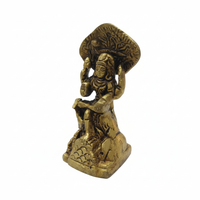 Brass Dakshinamurthy Swamy Idol – 2.8 Inch | Handcrafted Divine Statue