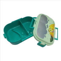 Leak Proof Kids plastic Lunch Box /Nasta Dibba/Tiffin Box for School Children,2 Compartment