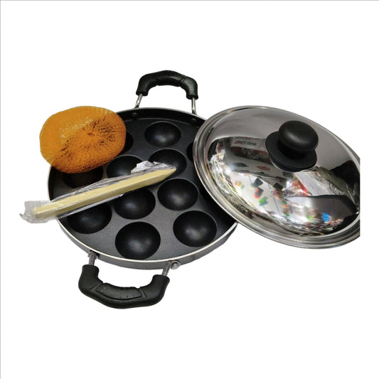 Non Stick Appam Pan Appam Maker Nonstick Appam Pan Appam Chetty Paniyaram Pan Patra,Tawa Non Stick