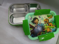 Food Addict SUS 304 Stainless Steel Lunchbox (780ml) - with 3 Compartments - Leak proof