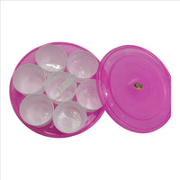 Airtight Spice Masala Dabba Namak Danni With 7 Spice Container & Spoon (Random Colours)