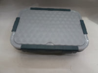 Trueware Crest Lunch Box 2 Compartment Stainless Steel, 580 ML