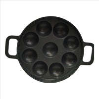 Non-stick aluminium Muffin Pan & Fluted Cake Bakeware, Nonstick Design with Handle for Muffins, Biscuits, Scones, Brownies, Cornbread, Cupcakes & Eggs, Oven-Safe Cast Iron Cookware (Black)