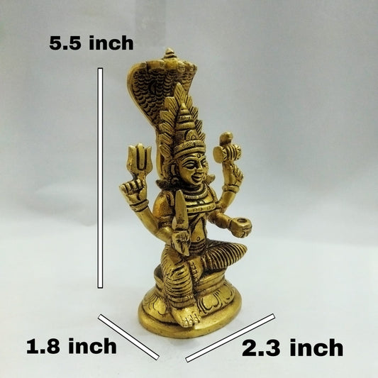 Brass Mariyamma Murti | South Indian Goddess Durga