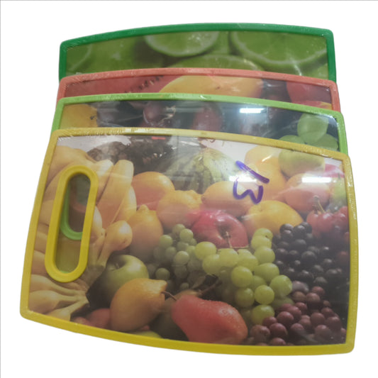 Medium Natural Multicolored Chopping Bord for Kitchen Cutting Board for Kitchen Vegetables