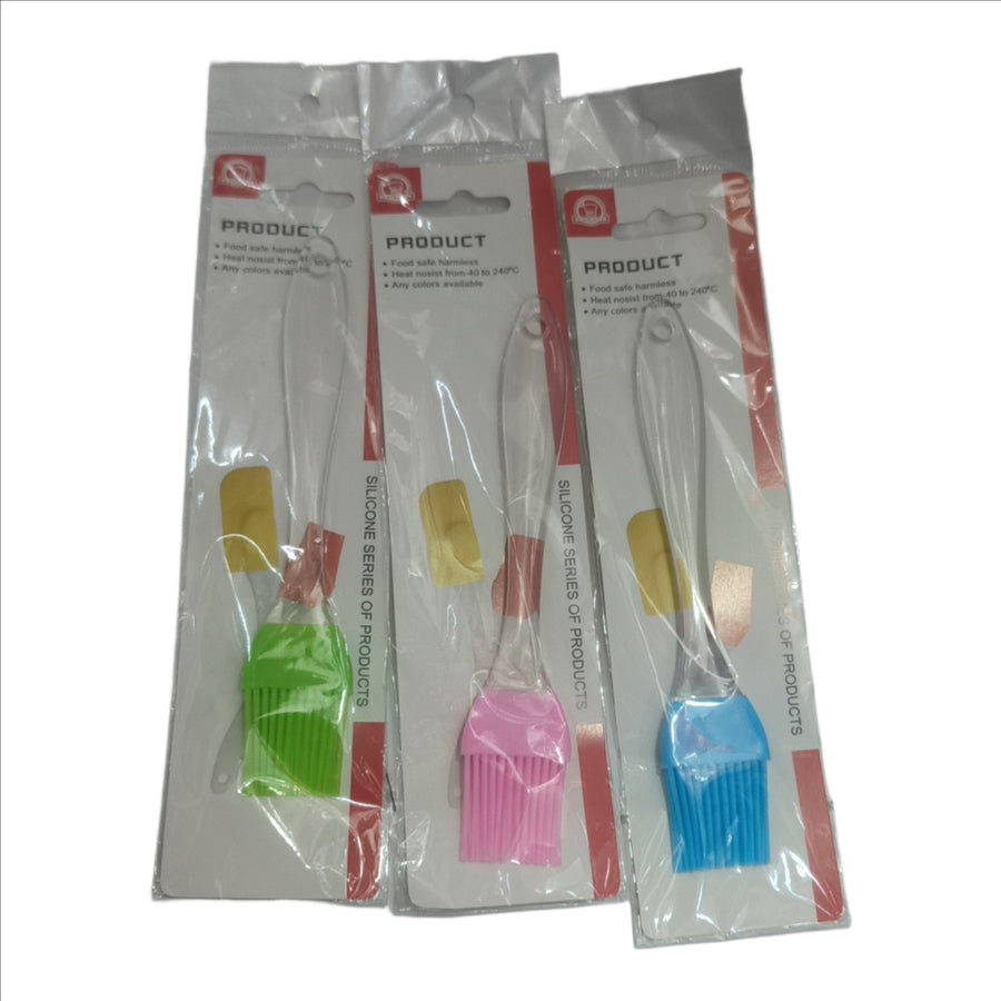 Small size Kitchen Tool Silicone Flat Pastry Oil Cooking Brush for Grilling, Paratha Making, Tandoor, Baking