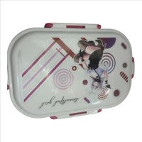Leak Proof Kids plastic Lunch Box /Nasta Dibba/Tiffin Box for School Children,2 Compartment