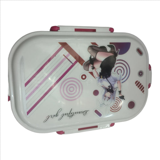 Leak Proof Kids plastic Lunch Box /Nasta Dibba/Tiffin Box for School Children,2 Compartment